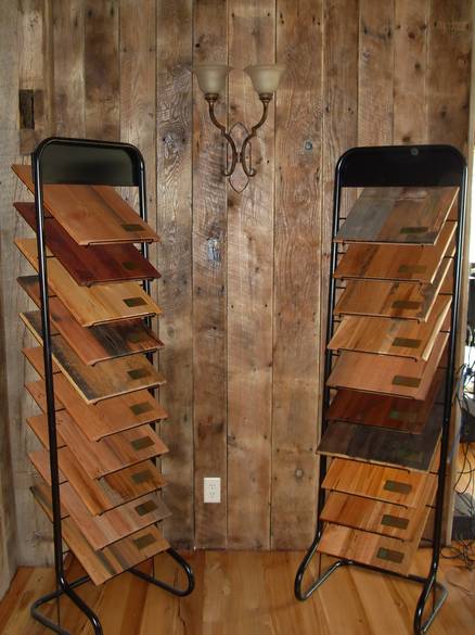Trailblazer flooring, weathered oak paneling